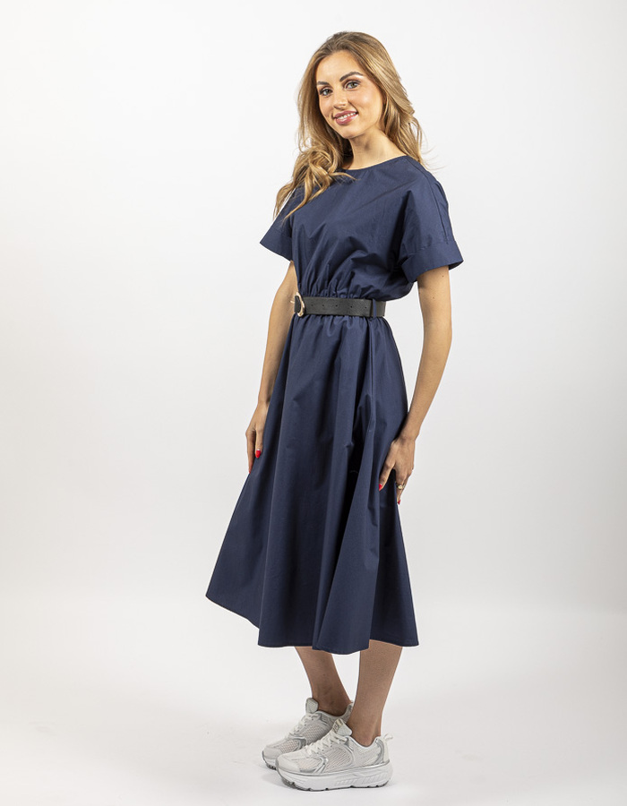 Kocca midi kleed marine