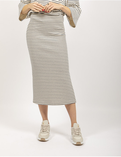 Lalotti midi rok beige