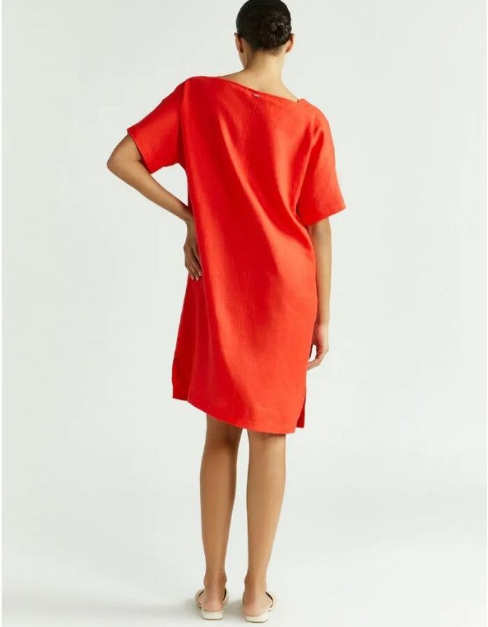 Xandres kort kleed rood