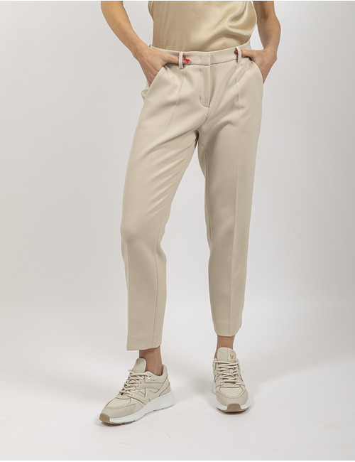 Cambio geklede broek beige