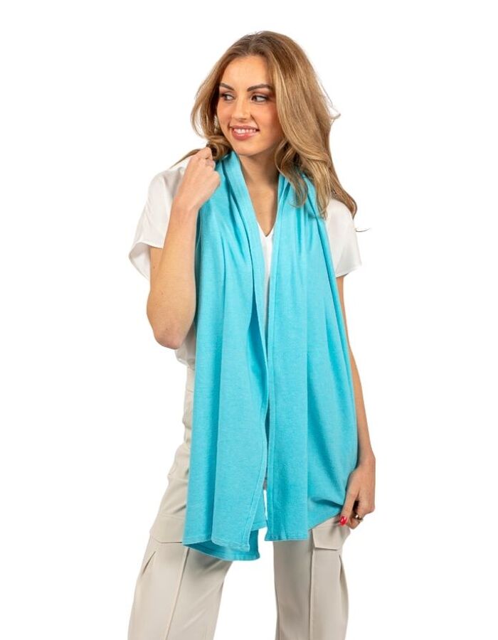 Due Amanti sjaals turquoise