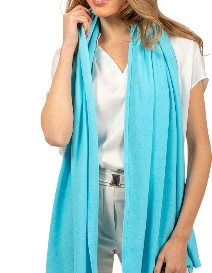 Due Amanti sjaals turquoise