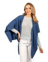 Due Amanti poncho marine