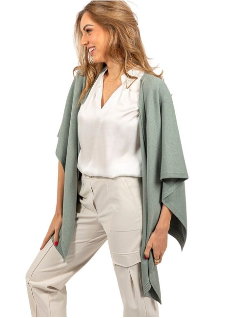 Due Amanti poncho kaki