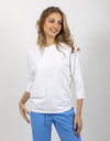 Raffaello Rossi t-shirt lange mouw wit