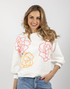 Senso lange mouw sweater wit