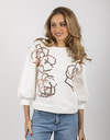 Senso lange mouw sweater wit