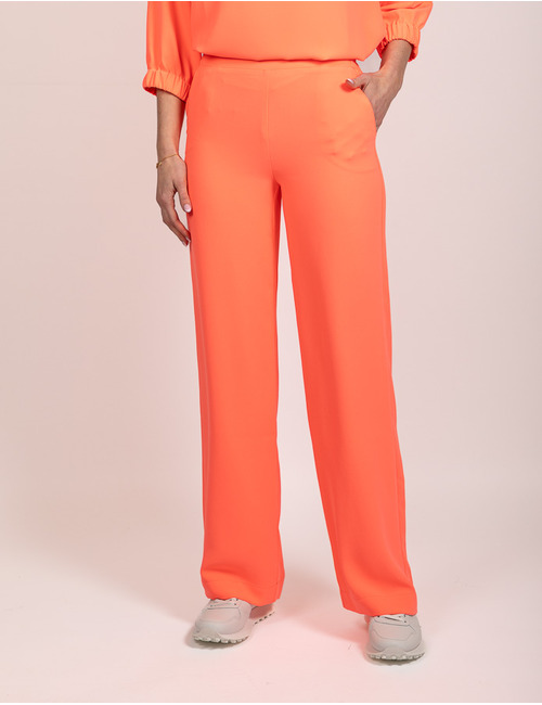 Lalotti broek met elatische band oranje