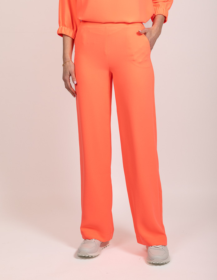 Lalotti broek met elatische band oranje