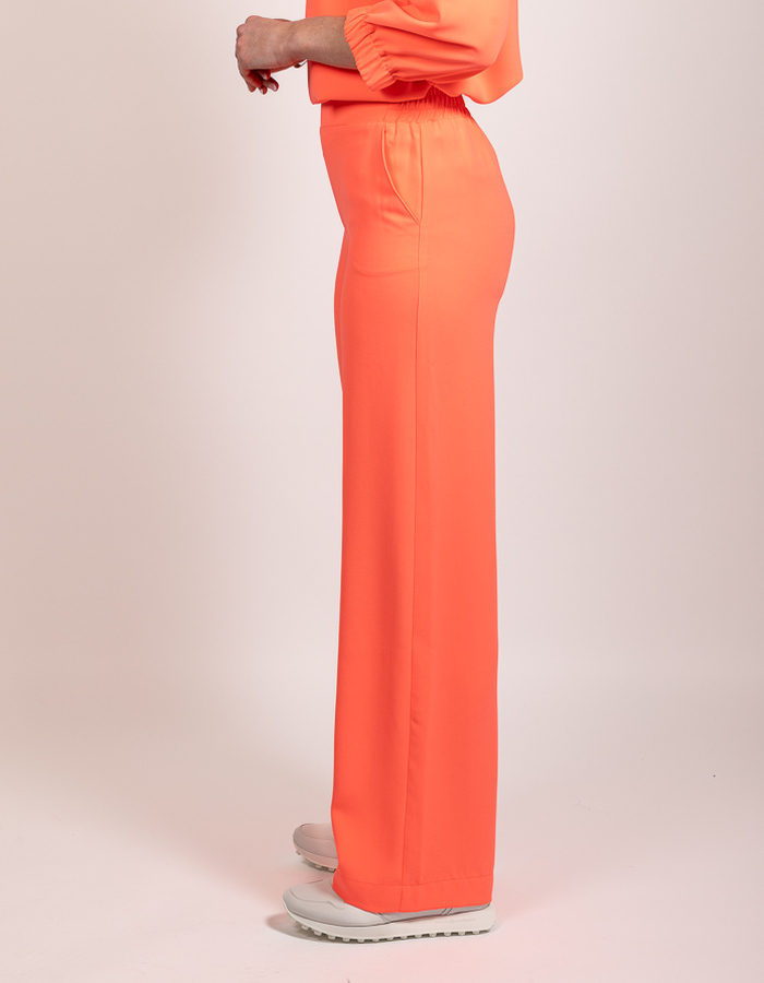 Lalotti broek met elatische band oranje