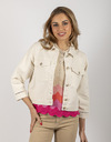 Xandres jeansjas beige