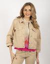 Xandres jeansjas beige