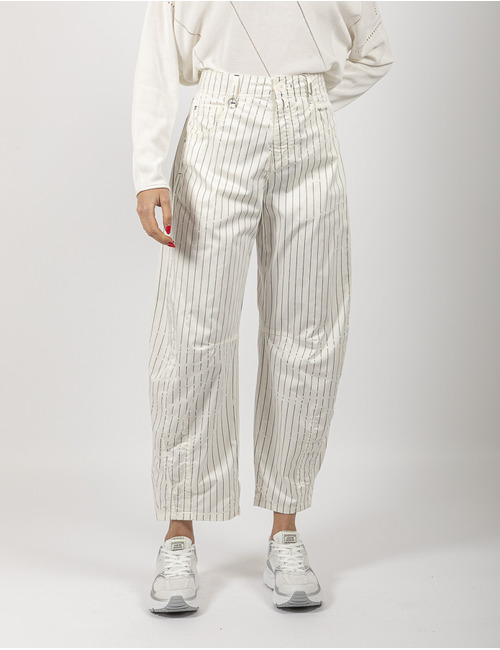 High broek sportief wit