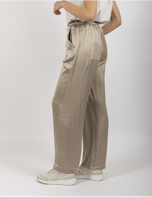 Nukus broek met elatische band goud