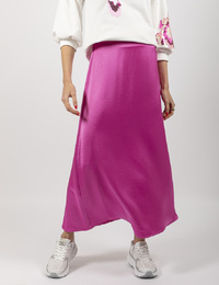 Senso lange rok fuschia