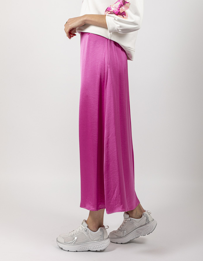 Senso lange rok fuschia