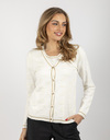 Leo & Ugo twinset gilet goud