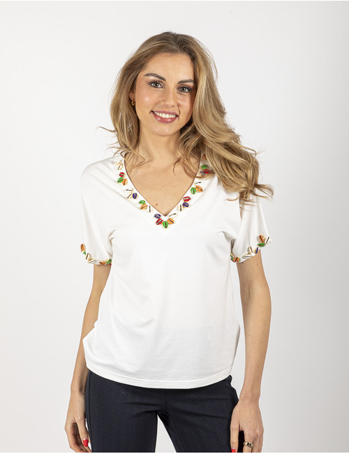 Leo & Ugo t-shirt wit