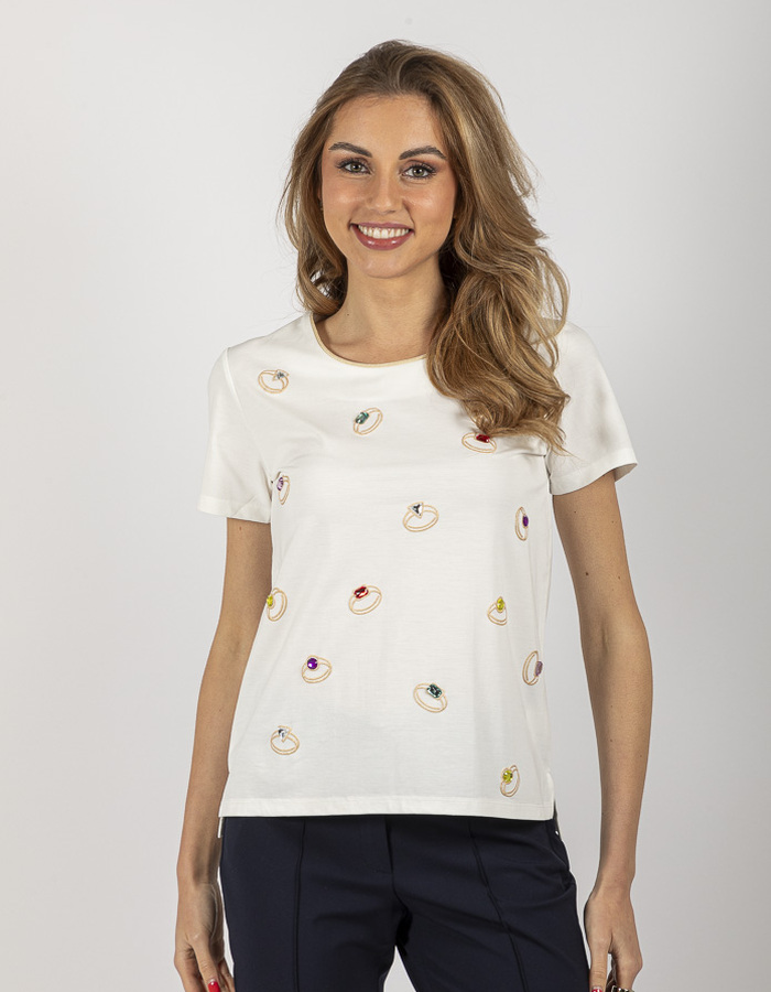 Leo & Ugo t-shirt wit