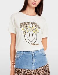 Marccain t-shirt korte mouw wit