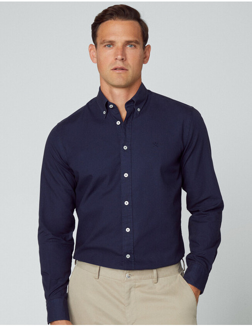 Garment Dyed Oxford Overhemd  