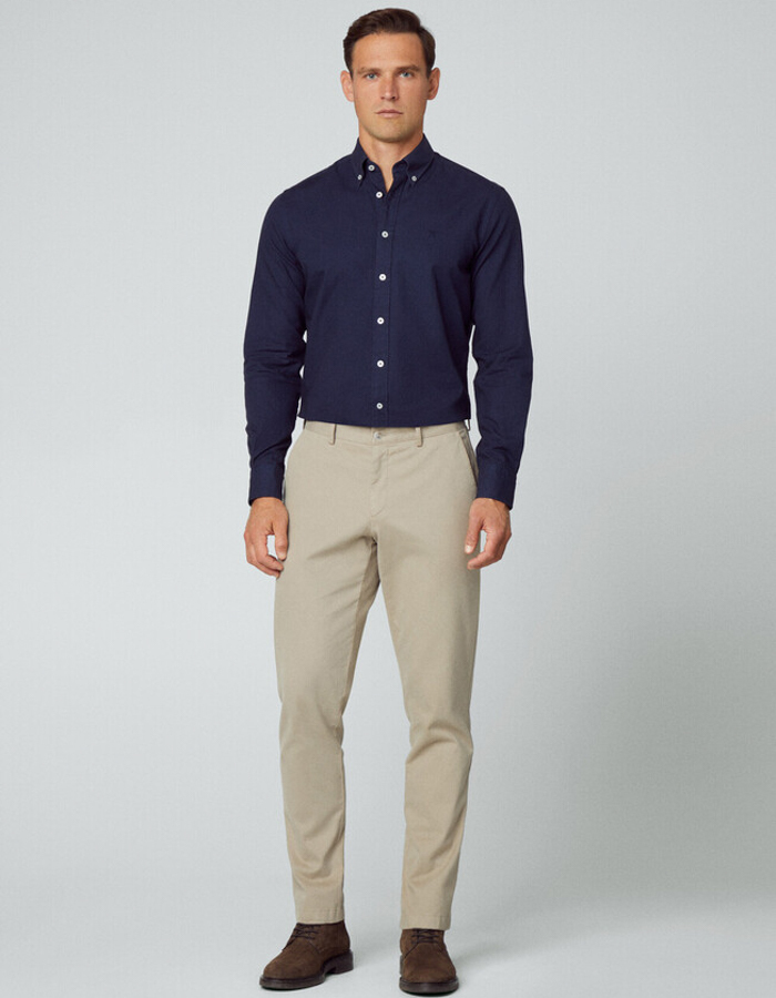 Garment Dyed Oxford Overhemd  