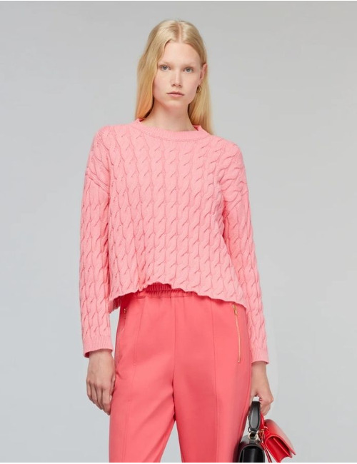 Semi Couture lange mouw pull fuschia
