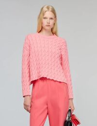 Semi Couture lange mouw pull fuschia