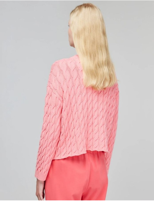 Semi Couture lange mouw pull fuschia
