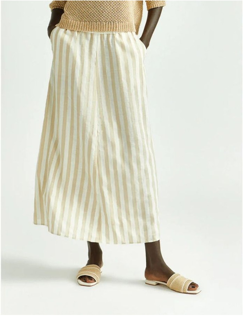 Xandres lange rok beige