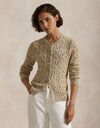 Ralph Lauren Dames lange mouw gilet beige