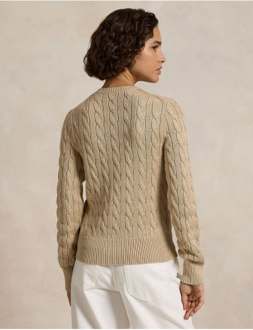 Ralph Lauren Dames lange mouw gilet beige