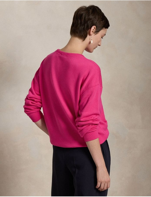 Ralph Lauren Dames lange mouw sweater fuschia