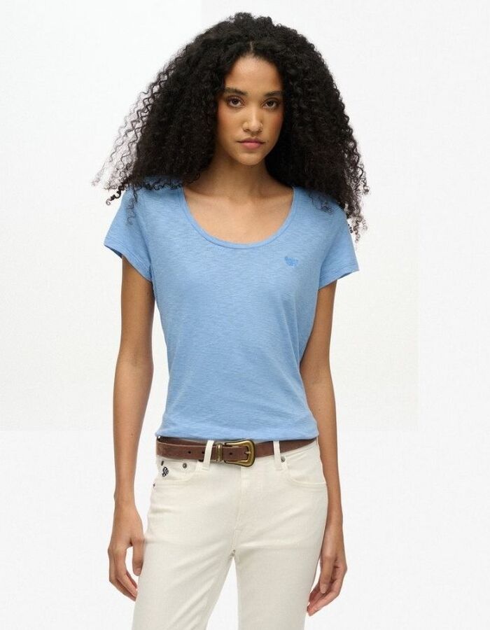 Superdry t-shirt korte mouw blauw