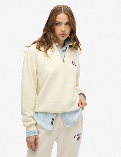 Superdry lange mouw sweater ecru