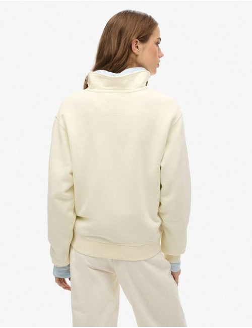 Superdry lange mouw sweater ecru