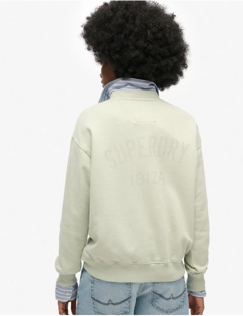 Superdry lange mouw sweater groen