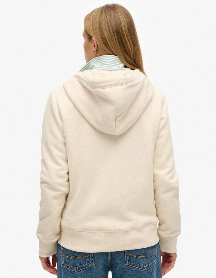 Superdry lange mouw sweater beige