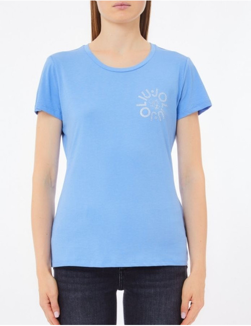 Liu Jo t-shirt korte mouw blauw
