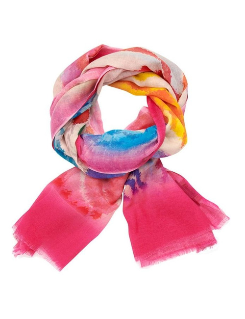 Les Cordes sjaal fuschia