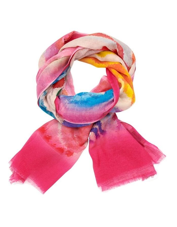 Les Cordes sjaal fuschia