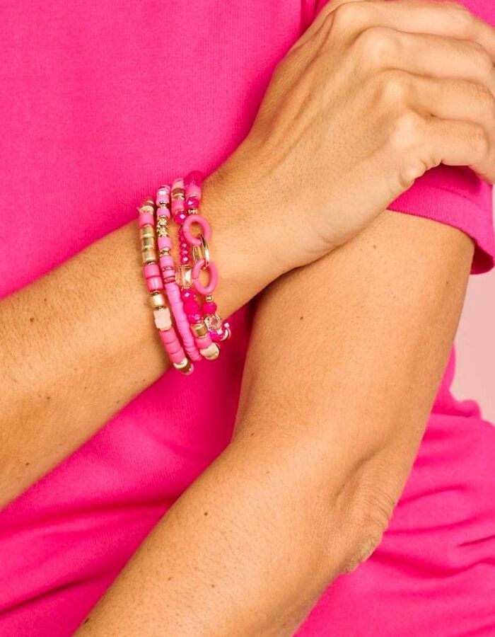 Les Cordes juwelen fuschia
