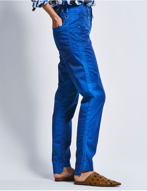 High broek sportief kobaltblauw