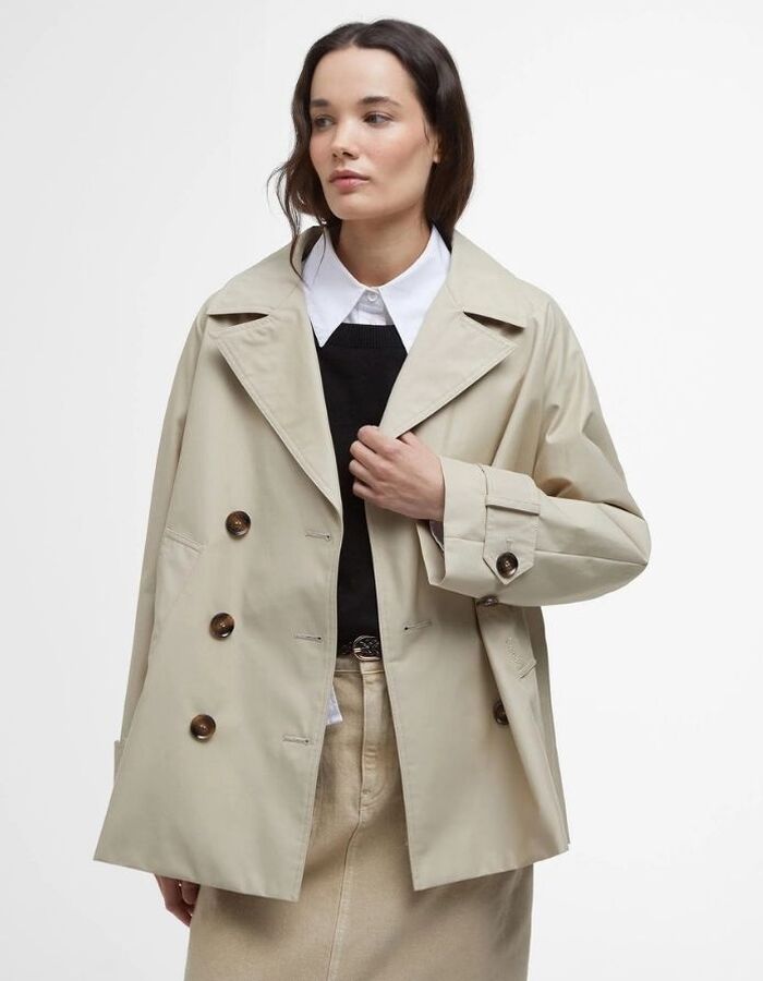 Barbour trenchcoat beige