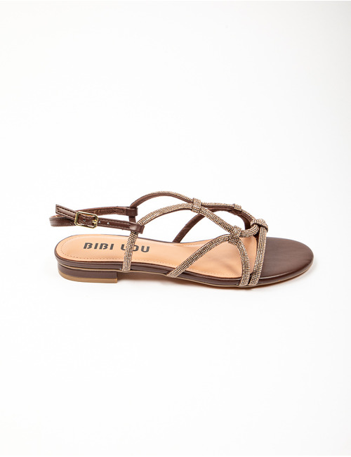 Bibi Lou platte sandalen bruin