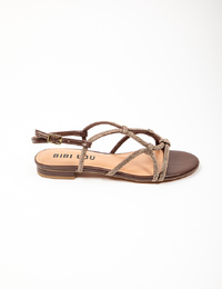 Bibi Lou platte sandalen bruin