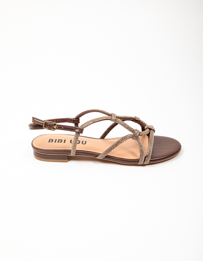 Bibi Lou platte sandalen bruin