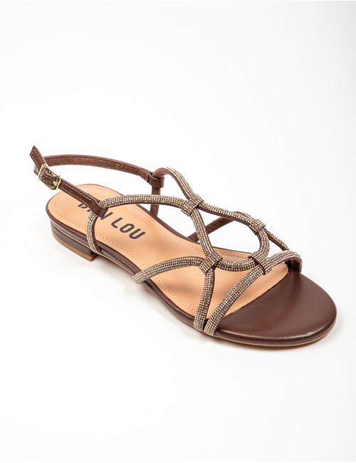 Bibi Lou platte sandalen bruin