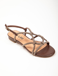 Bibi Lou platte sandalen bruin