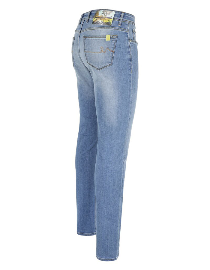 Lichtblauwe slim fit stretch jeans – ATN01S